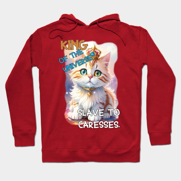 Adorable King of the Universe, Slave to Caresses Hoodie by jemr